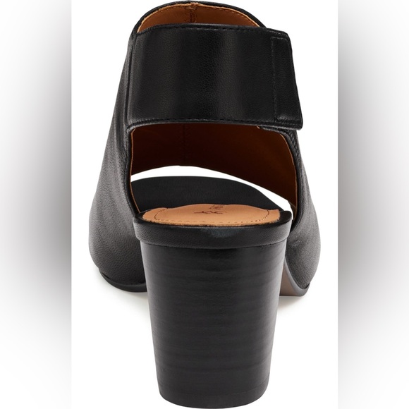 New Johnston & Murphy Anthropologie Evelyn 11 Off White Leather Sandals Booties - Picture 8 of 13